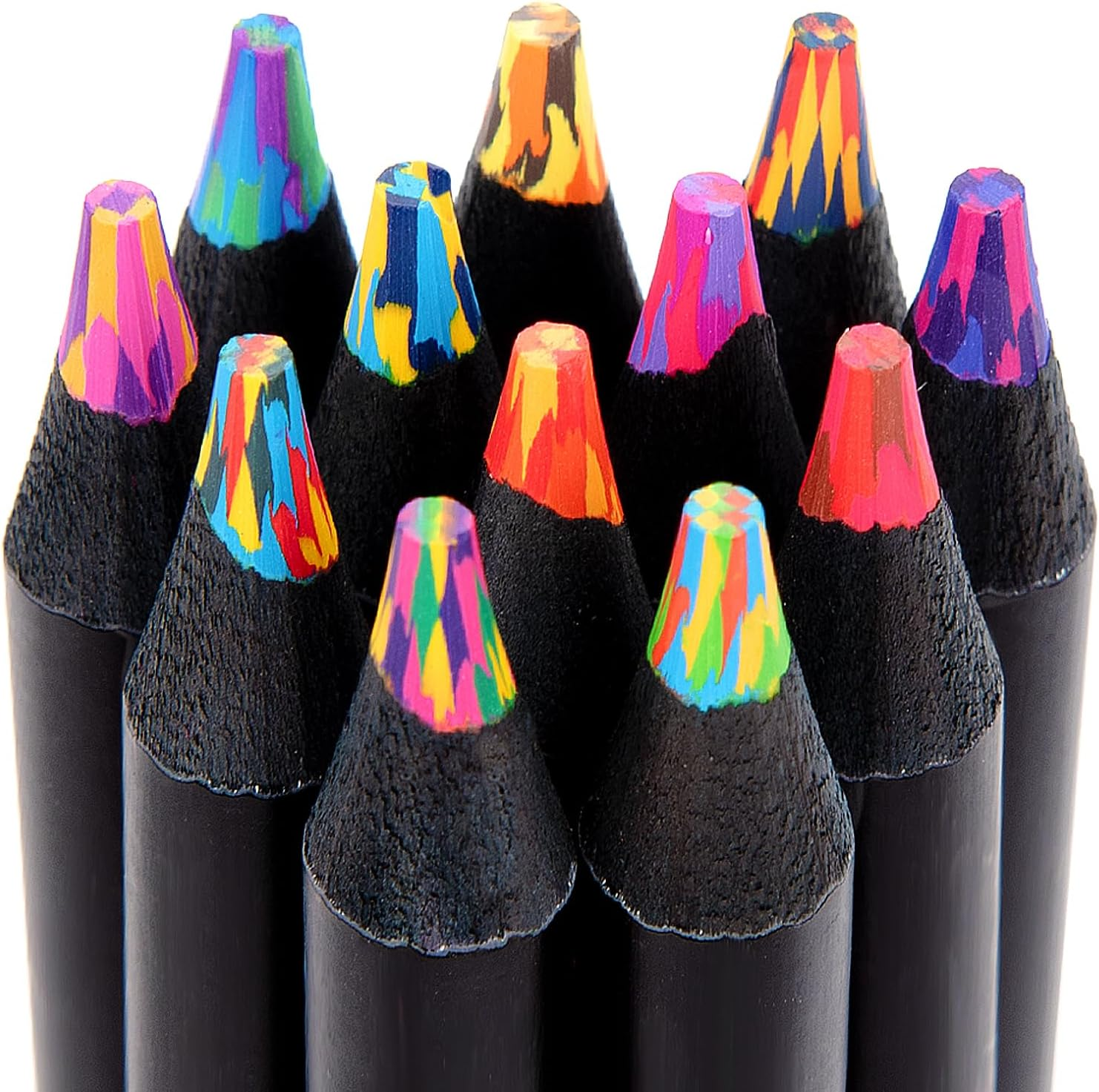 329e18e045b1ae2459c00a86cbb045fa.png 12 Rainbow Pencils - Perfect Gifts for Teens and Kids Aged 5-12! Ideal Art Supplies and Fun Crafts! - Image 1