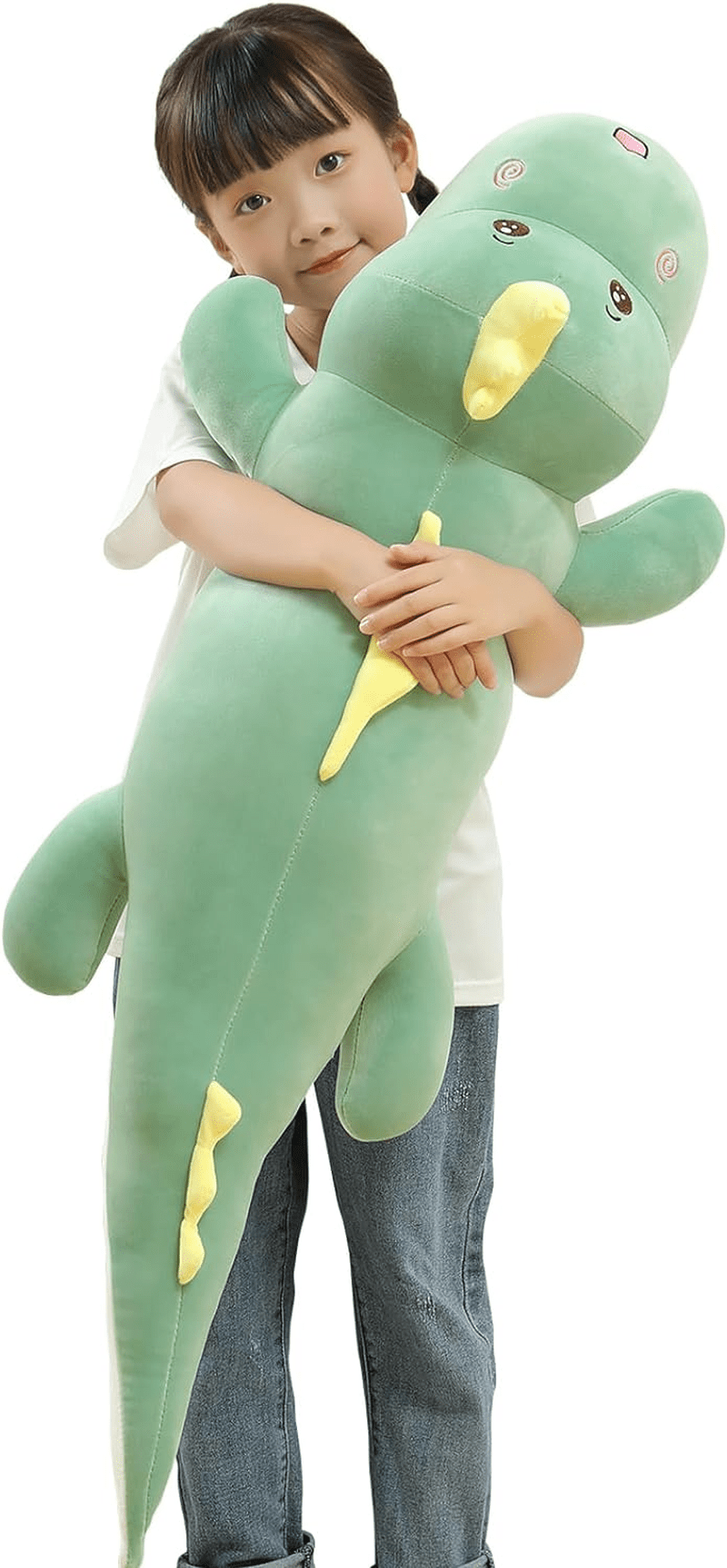 7cedc273614bd29591126418d9cc88a4-1.png "Jumbo Dinosaur Plush Pillow - Perfect Gift for Kids!" - Image 1