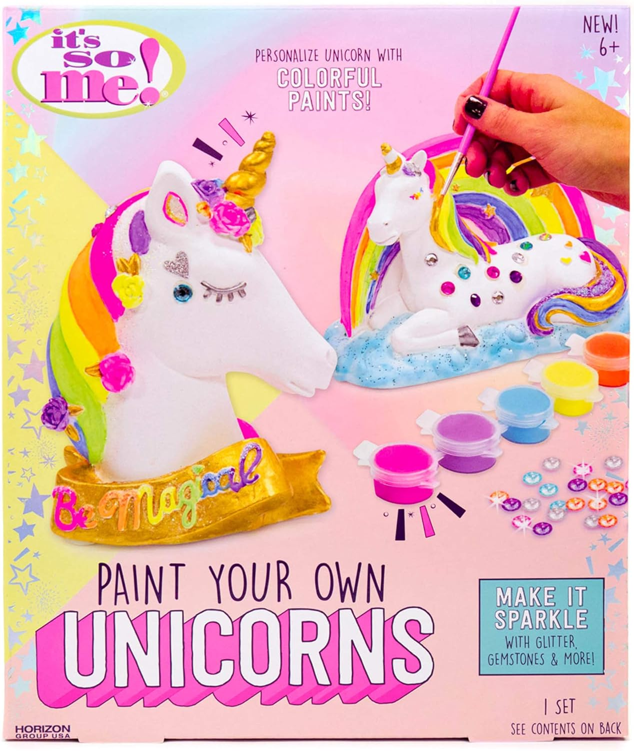 47983ae4e671ed81950e8eb13d607814.png "DIY Ceramic Unicorn Kit - Paint Your Own Magical Unicorns - Fun Birthday Party Activity for Kids 6-9" - Image 1