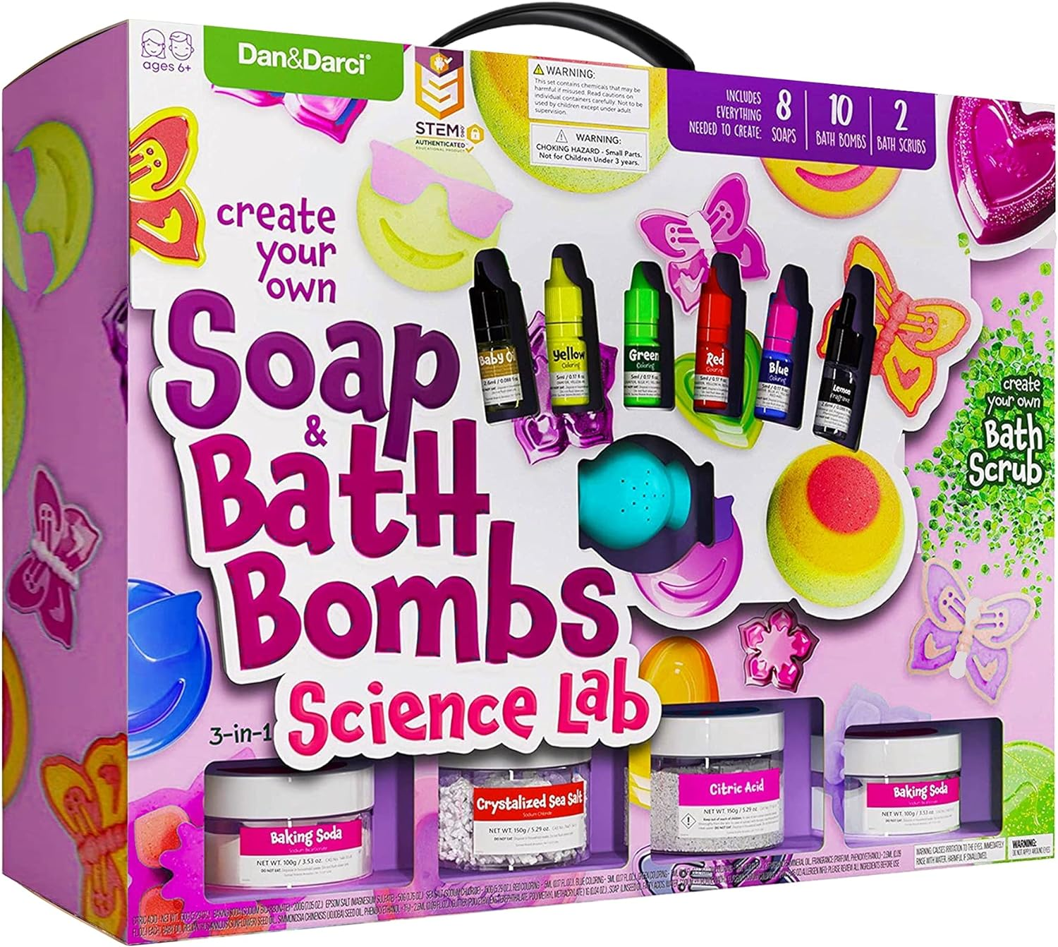 "Ultimate Spa Science Kit: Soap & Bath Bomb Making Fun for Kids Ages 6-12" - Image 1