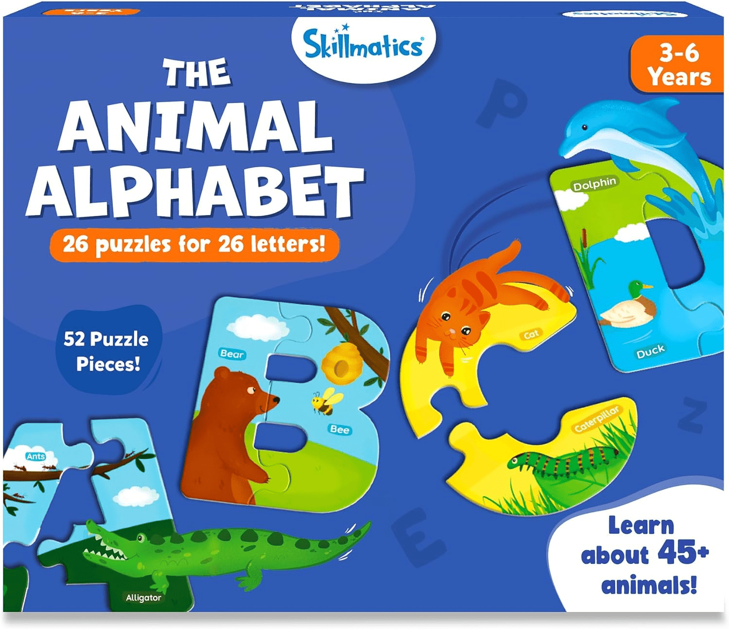 dcd72ecbb2c9ef8f47e8ac2d34b86115.png " Animal Alphabet Puzzle - Fun Educational Jigsaw for Toddlers & Preschoolers!" - Image 1