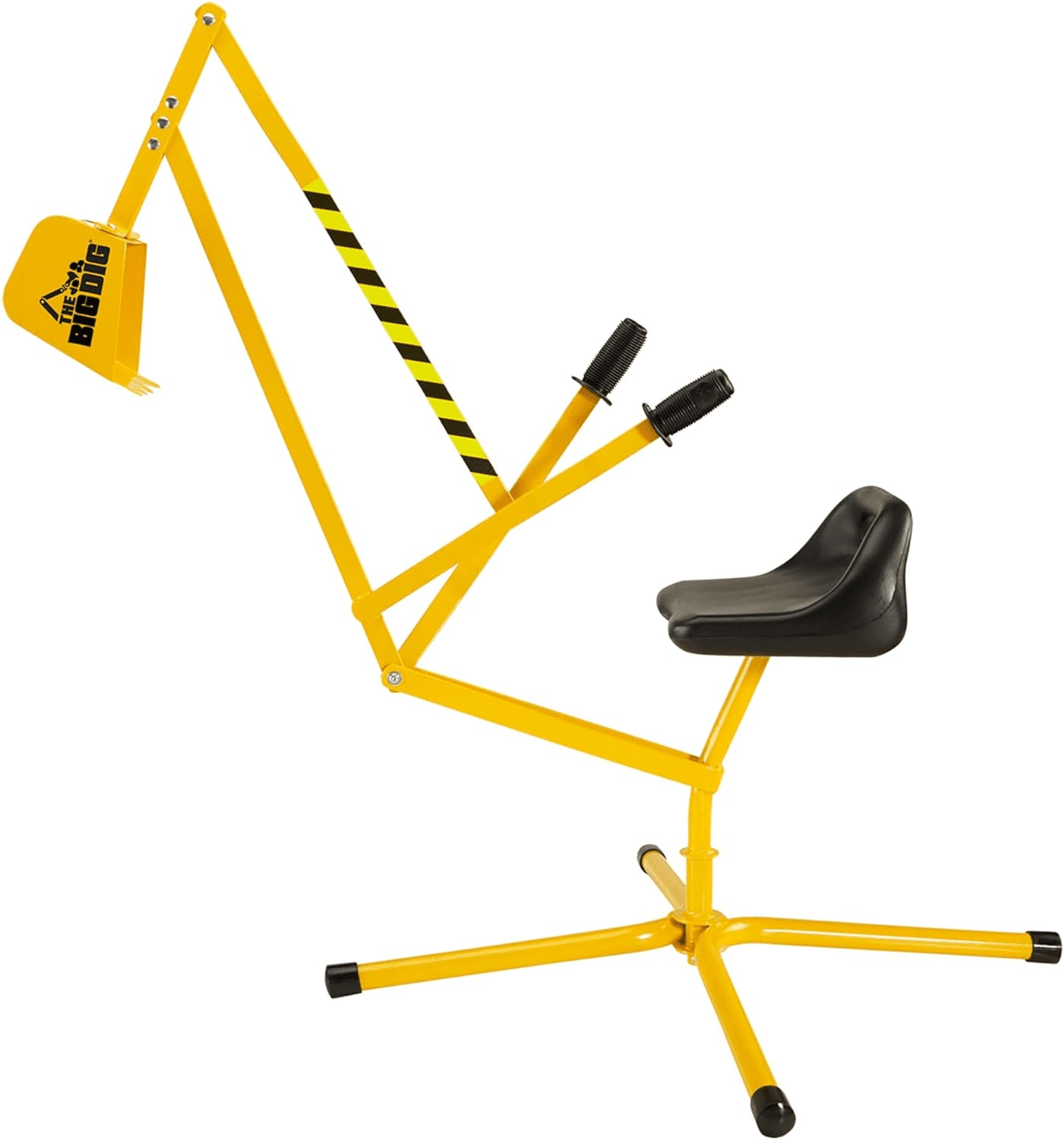 Big Dig Yellow Outdoor Excavator Digger Playset with 360° Rotation for Kids Ages 3+ - Image 1