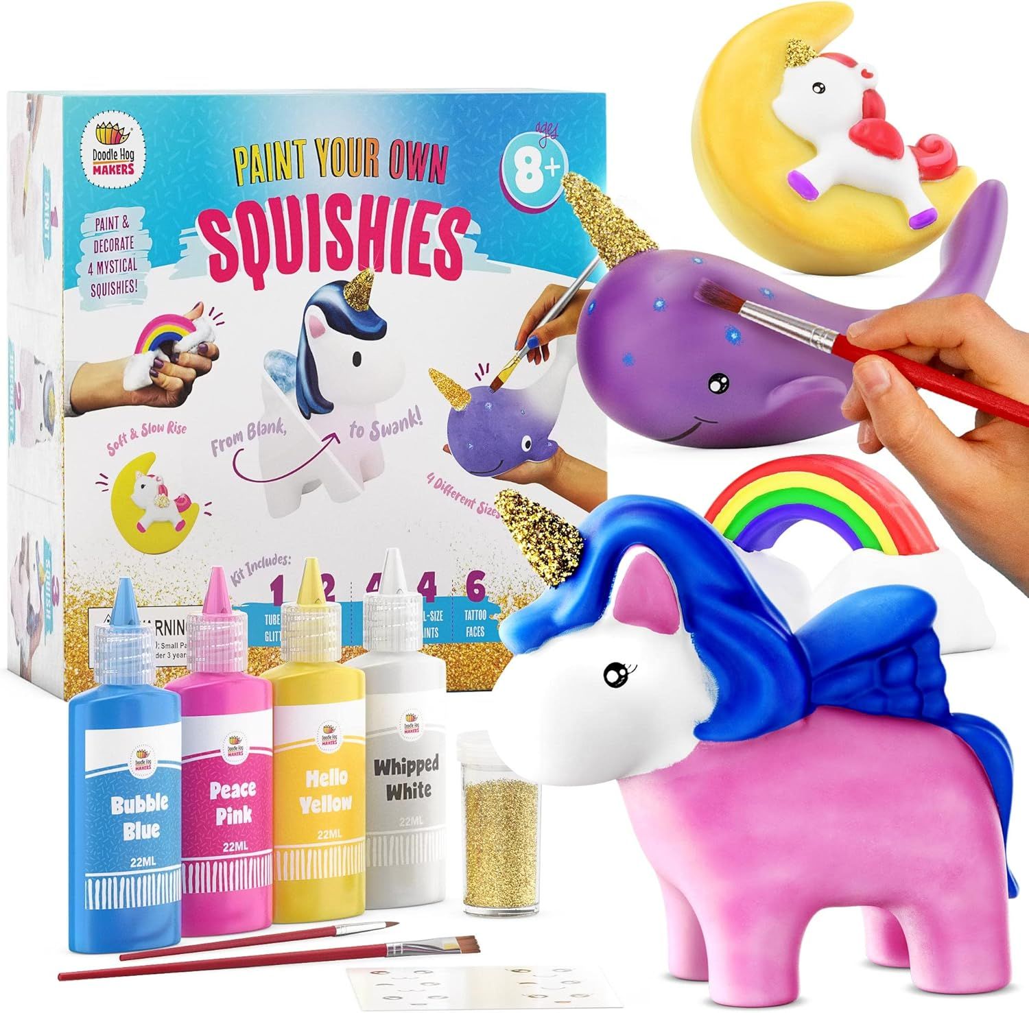 254487fcd6eecb91891044d08104f738.png Unicorn Squishy Paint Set - Creative Arts & Crafts Kit for Kids Ages 8-12, Perfect Gift for Girls 8-10! - Image 1