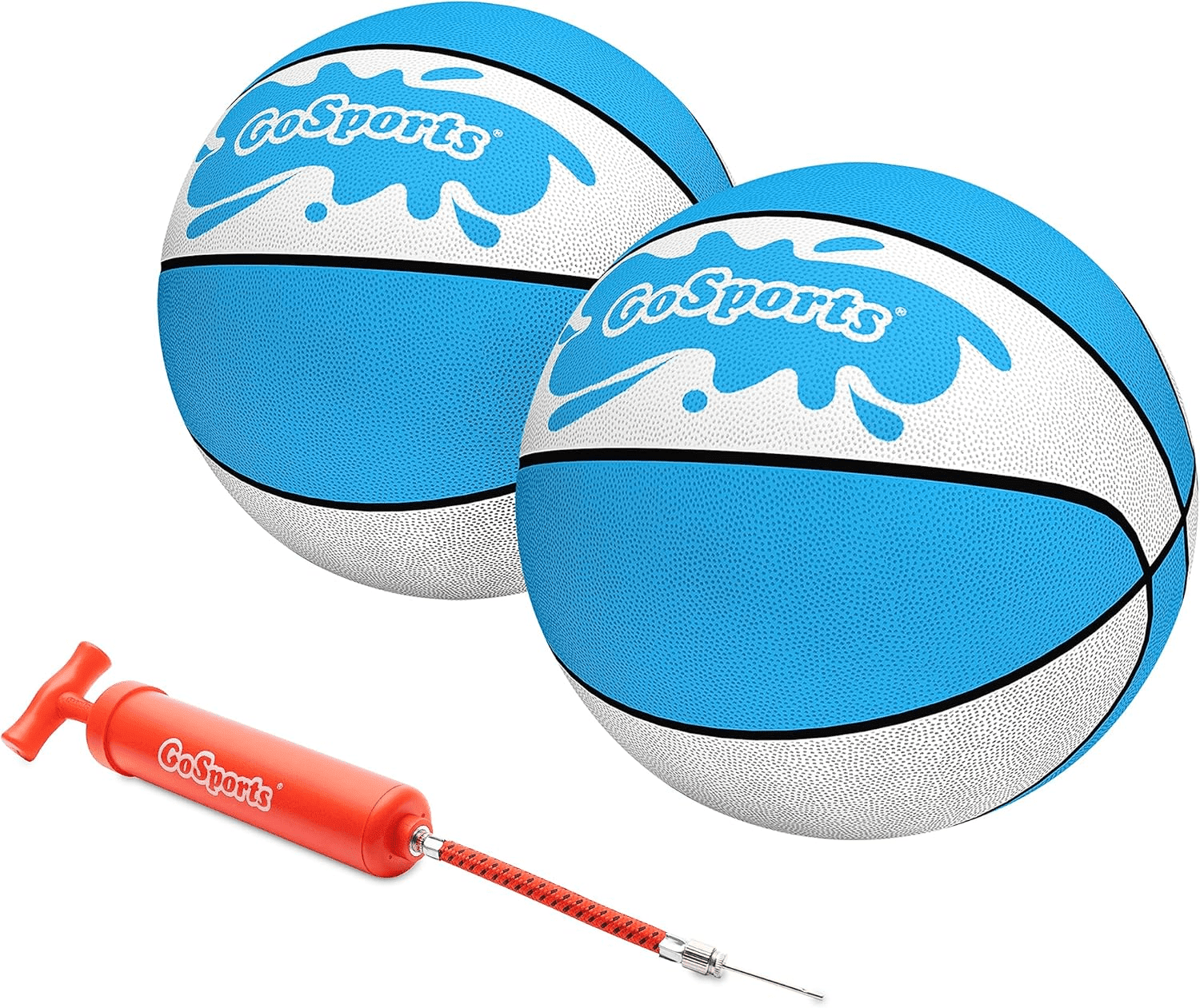 Water Basketballs 2-Pack - Perfect for Pool Hoops! Choose Size 3 or Size 6! - Image 1