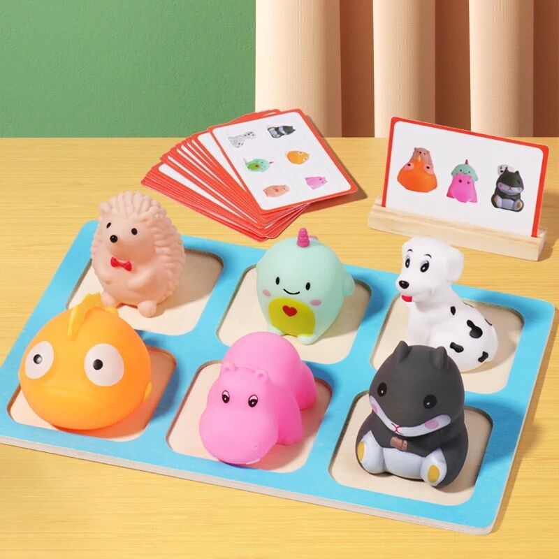 Animal Matching and Sorting Games: Sensory Montessori Educational Toys for Preschool Learning Activities - Image 1