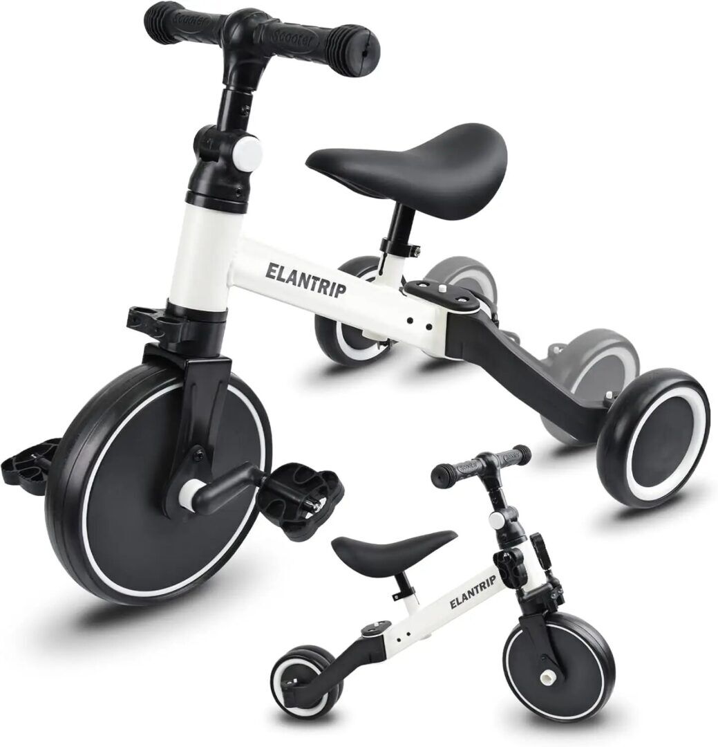 5-in-1 Balance Bike for Children Aged 1 to 3, Toddler Tricycle for Boys and Girls, Ideal for Balance Training and Playtime - Image 1