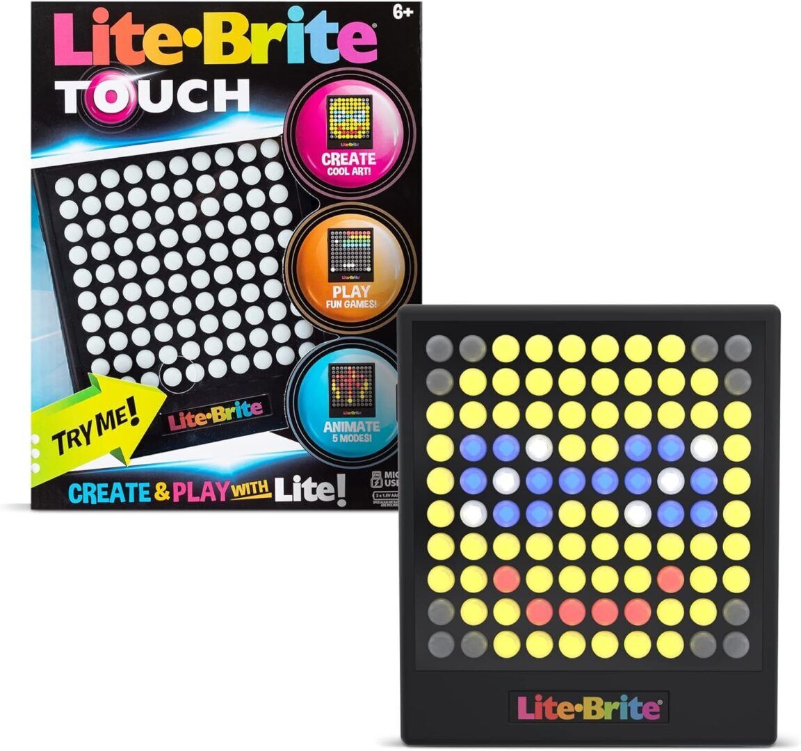 Lite-Brite Touch: Fun & Creative Light-Up STEM Toy for Kids 6+ - Perfect Gift for Holidays & Birthdays! - Image 1