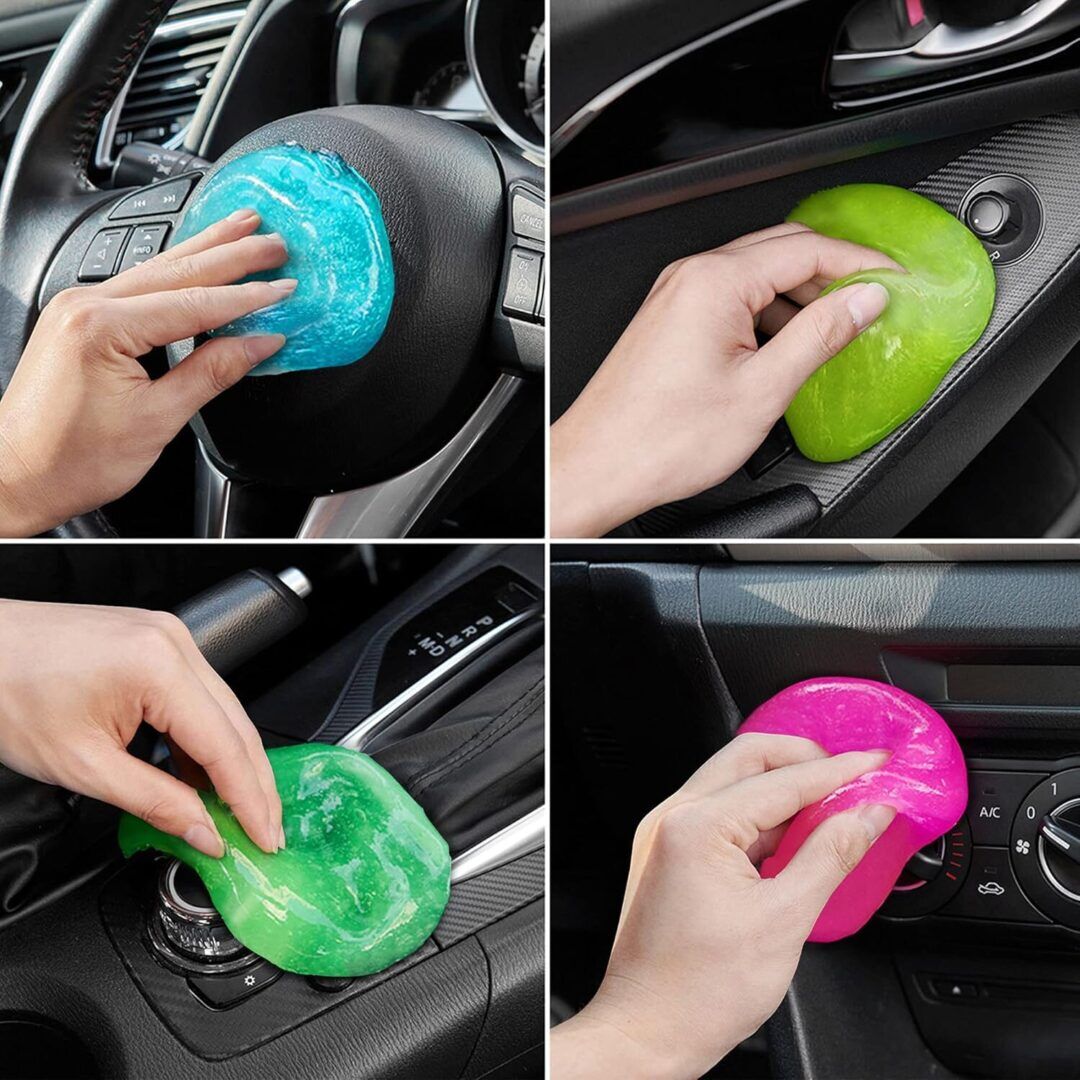 Ultimate Car Cleaning Gel 4-Pack – Universal Auto Detailing Slime for Interior & Accessories – Perfect Gift for Men & Women, Ideal Stocking Stuffer – 320G (2.8Oz Each) - Image 1