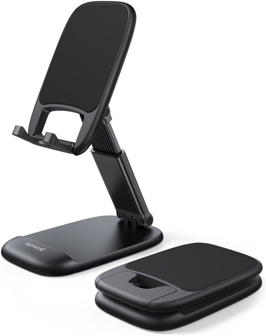 Adjustable Cell Phone Stand - Foldable & Portable Holder for iPhone 17-11, Galaxy S25-S24, Perfect Office Accessory - Image 1