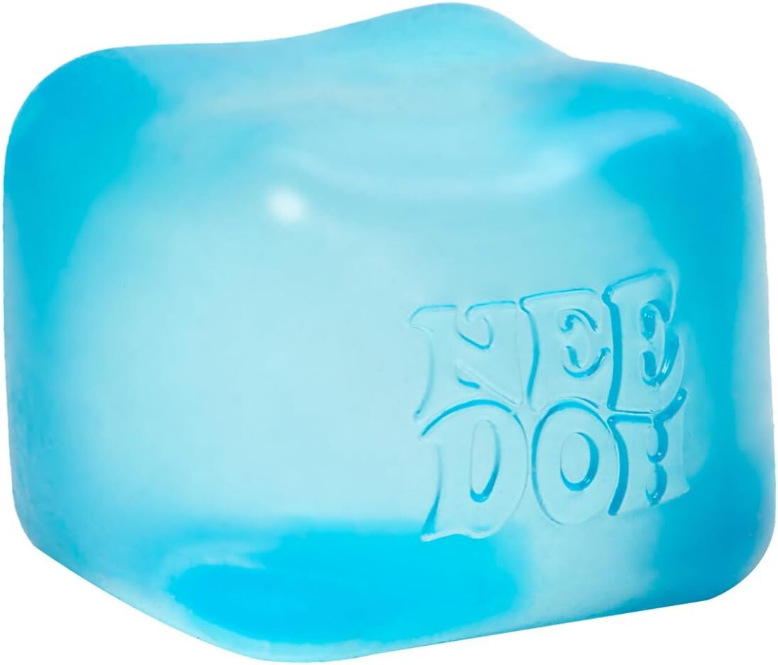 Needoh Nice Cube - Ultimate Sensory Squeeze Toy for Stress Relief - 2.25" Super Solid Squish - Image 1