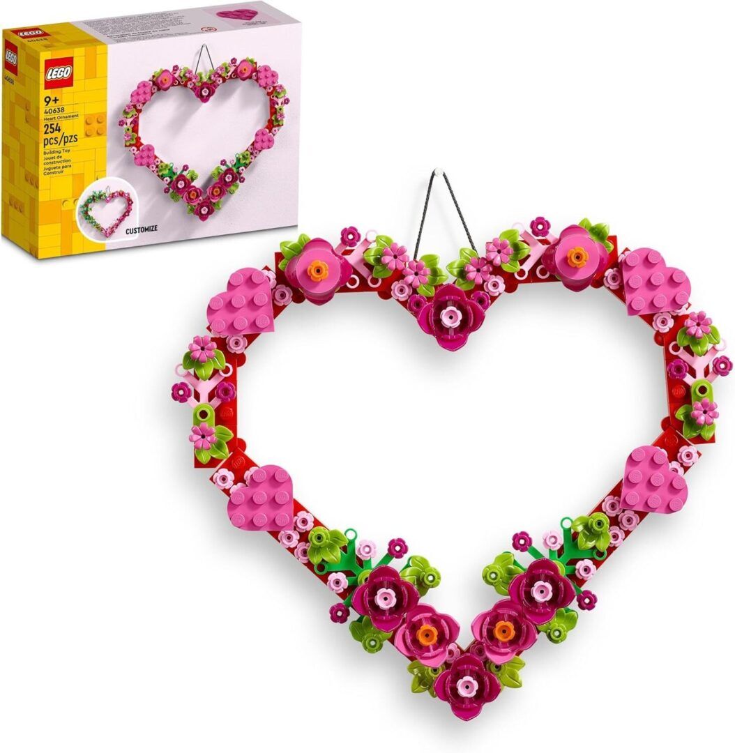 Heart Ornament Building Set - Creative Arts & Crafts Fun for Kids 9+, Perfect Gift & Wall Decoration - Set 40638 - Image 1