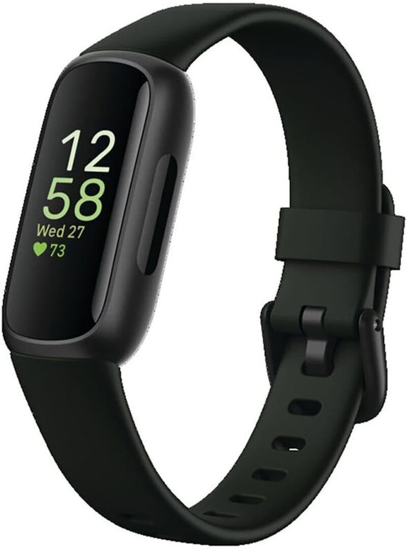 Inspire 3 Health & Fitness Tracker - Stress Management, Sleep Tracking, 24/7 Heart Rate Monitor, Midnight Zen/Black (Includes S & L Bands) - Image 1