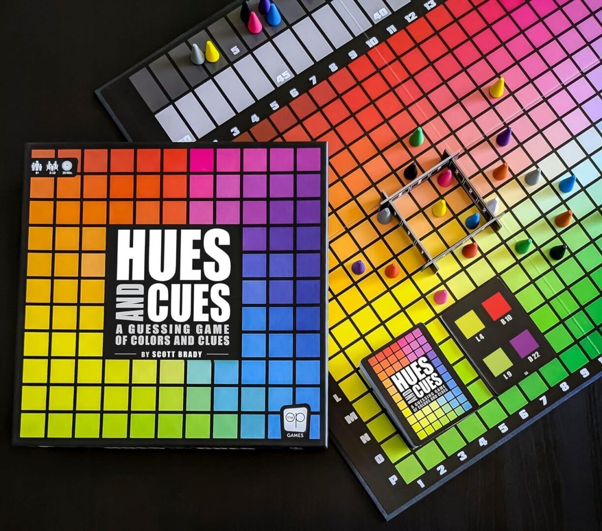 HUES and CUES - Exciting Color Guessing Game for 3-10 Players Ages 8+ | 480 Color Squares for Endless Fun! - Image 1
