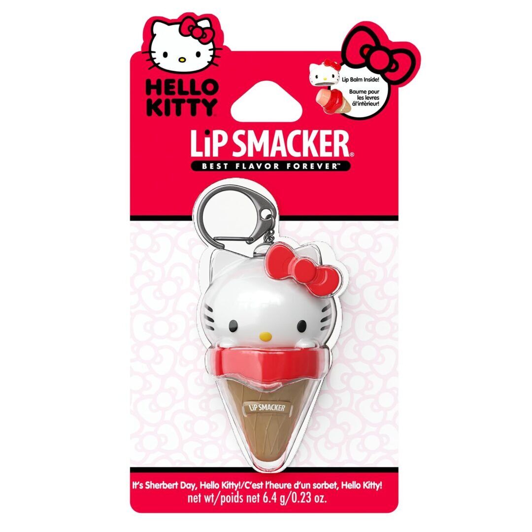 Version 1.0.0 Hello Kitty Ice Cream Flavored Lip Balm - Moisturizing, Hydrating, and Cruelty-Free Fun for Soft, Shiny Lips! - Image 1