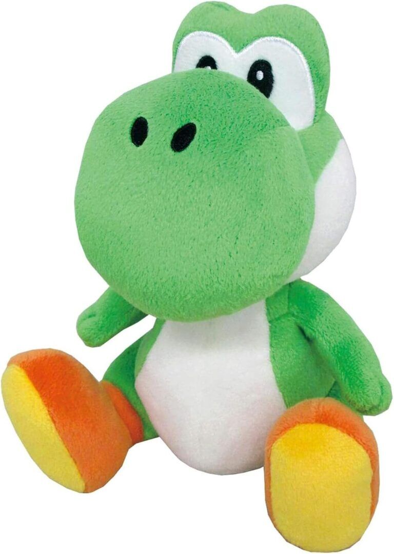 Super Mario All Star Collection Yoshi Plush Toy - 8" Multi-Colored Cuddly Companion - Image 1
