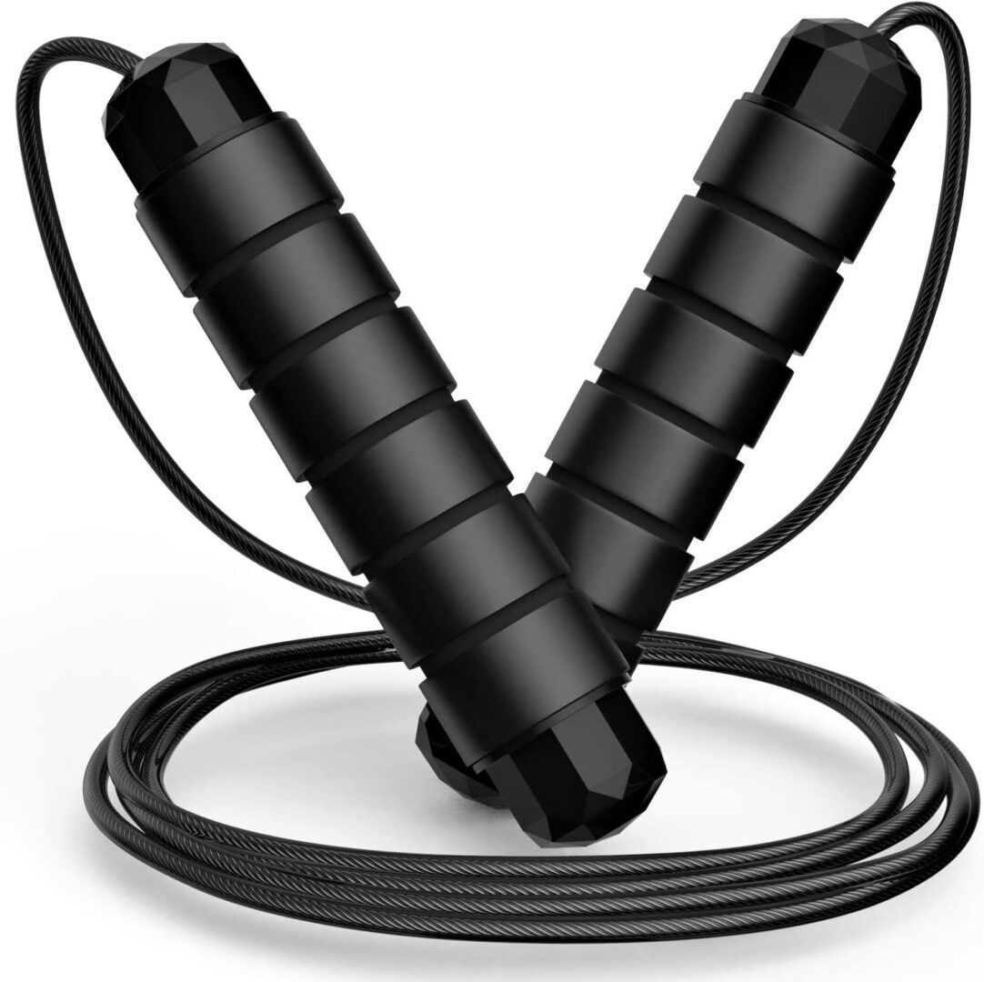 a29d0b8bae240fafd965cdb6311d25d1.jpg Tangle-Free Adjustable Speed Jump Rope with Foam Handles - Perfect for Home Gym Fitness for All Ages! - Image 1